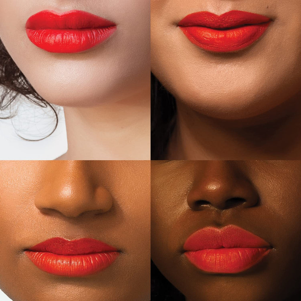 Vegan Matte Lipstick - Long-Lasting Red Lip Color & Multi-Use Blush