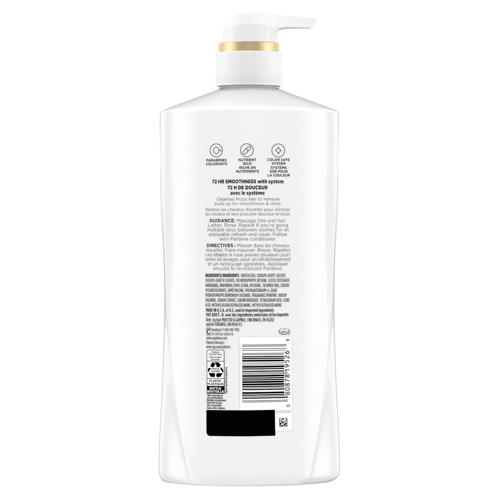 Pantene Frizz Control Shampoo & Conditioner Set - Smoothing Hair Care