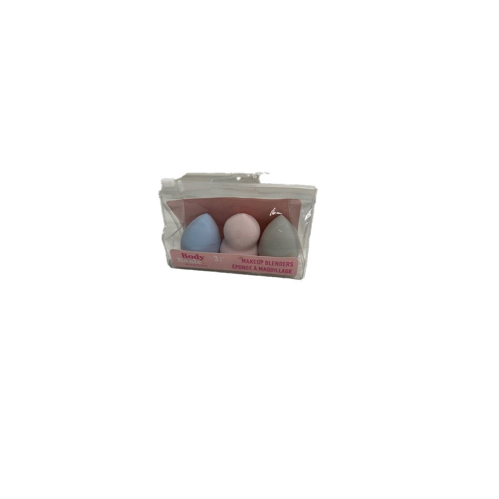 Makeup Blender Set - 3 Piece Cosmetic Sponge Kit for Face & Body