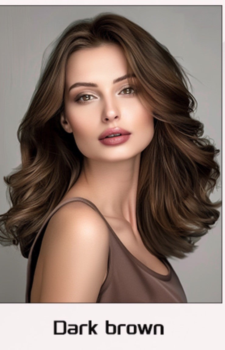 Brown Hair Dye Shampoo with Coconut Oil 3-in-1 Herbal Color 16.9 oz. 2 Pack
