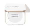Refillable Compact Makeup Case with Magnetic Closure - White