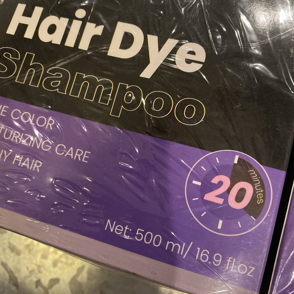 Brown Hair Dye Shampoo with Coconut Oil 3-in-1 Herbal Color 16.9 oz. 2 Pack