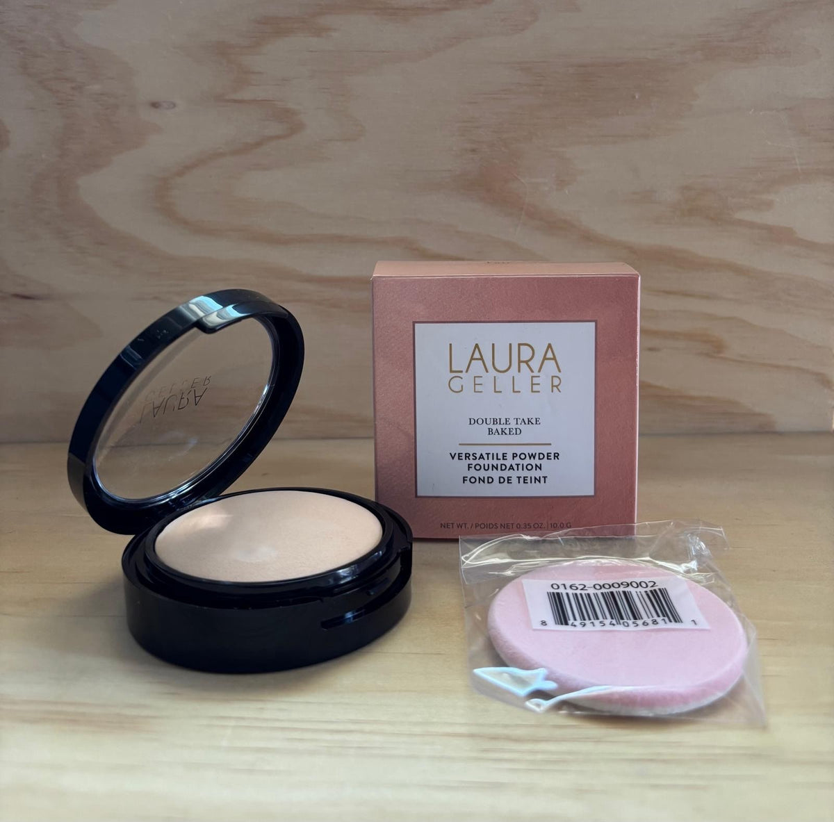Double Take Baked Powder Foundation Fair 10g - Long-Wear Matte Finish