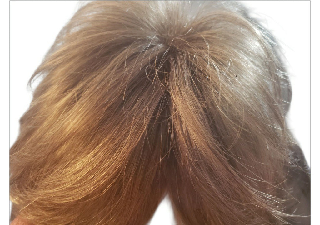 Large Cap Wig with Short Textured Layers in Praline Foil - Comfortable Synthetic Hairpiece