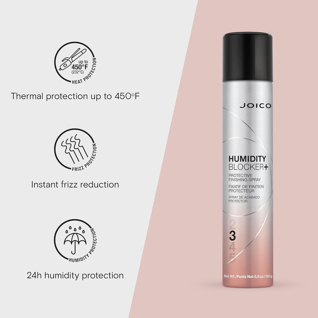 Humidity Blocker Hair Spray - Protective Finishing Spray for Frizz & Shine 5.5oz