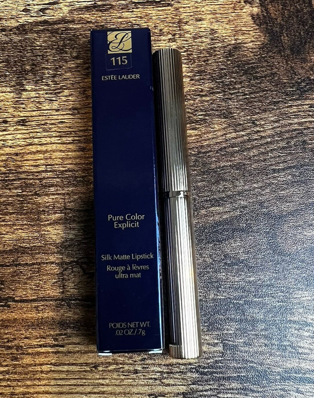 Estee Lauder Pure Color Explicit Silk Matte Lipstick 115 Off The Record