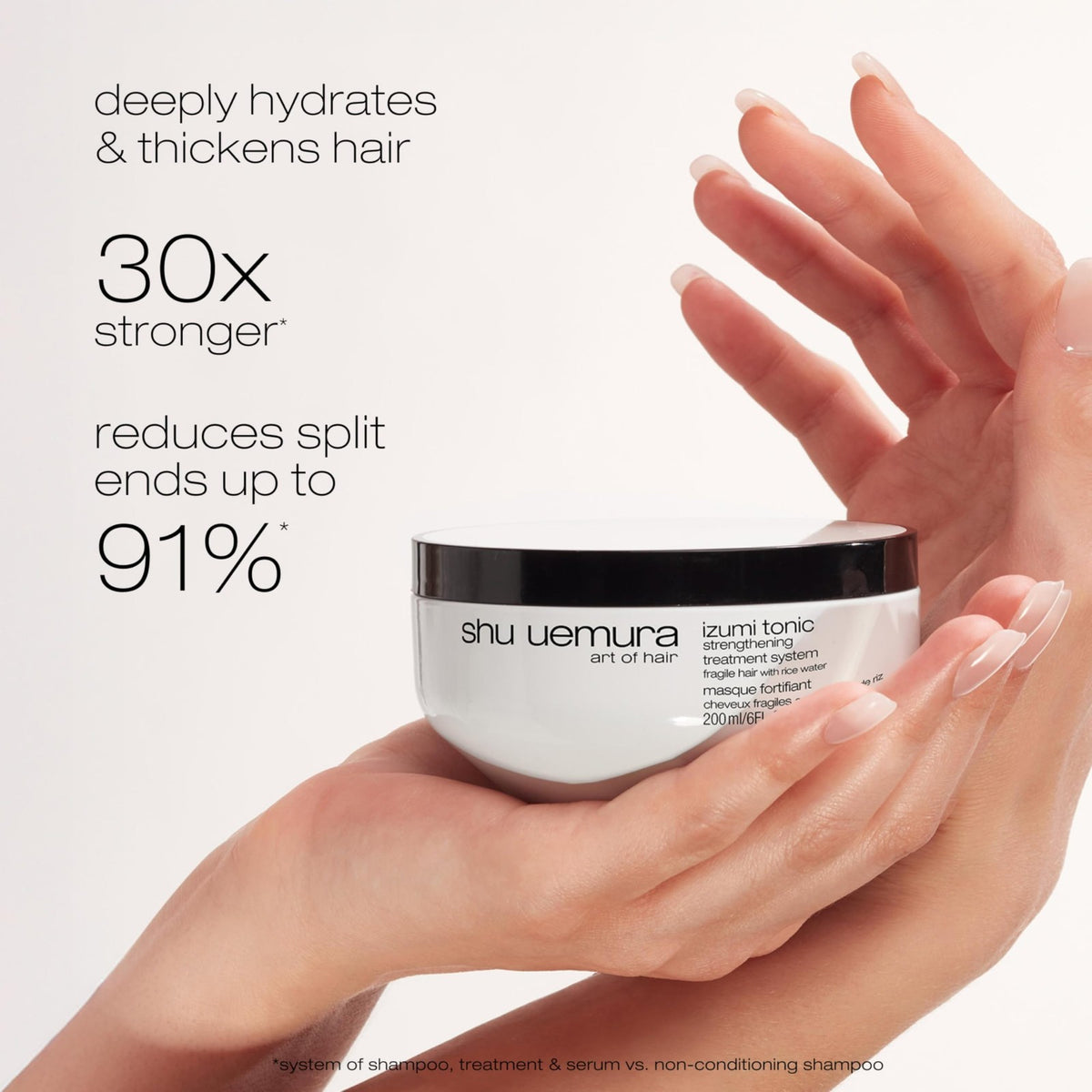 Shu Uemura Art Of Hair Izumi Tonic Hair Mask for Fragile & Damaged Hair 6 Fl Oz