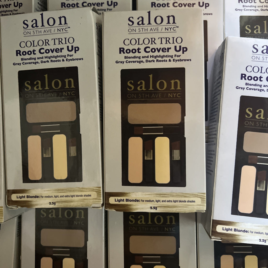 12-Piece Light Blonde Root Cover Up Color Trio for Salon & Hair Touch-Ups