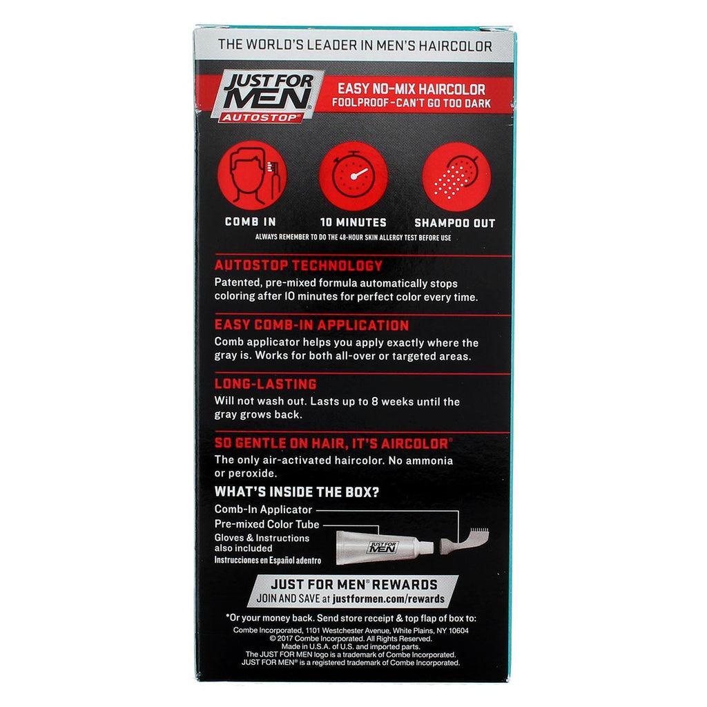 3 Pack No-Mix Hair Color for Men - Dark Blond Autostop Easy Application