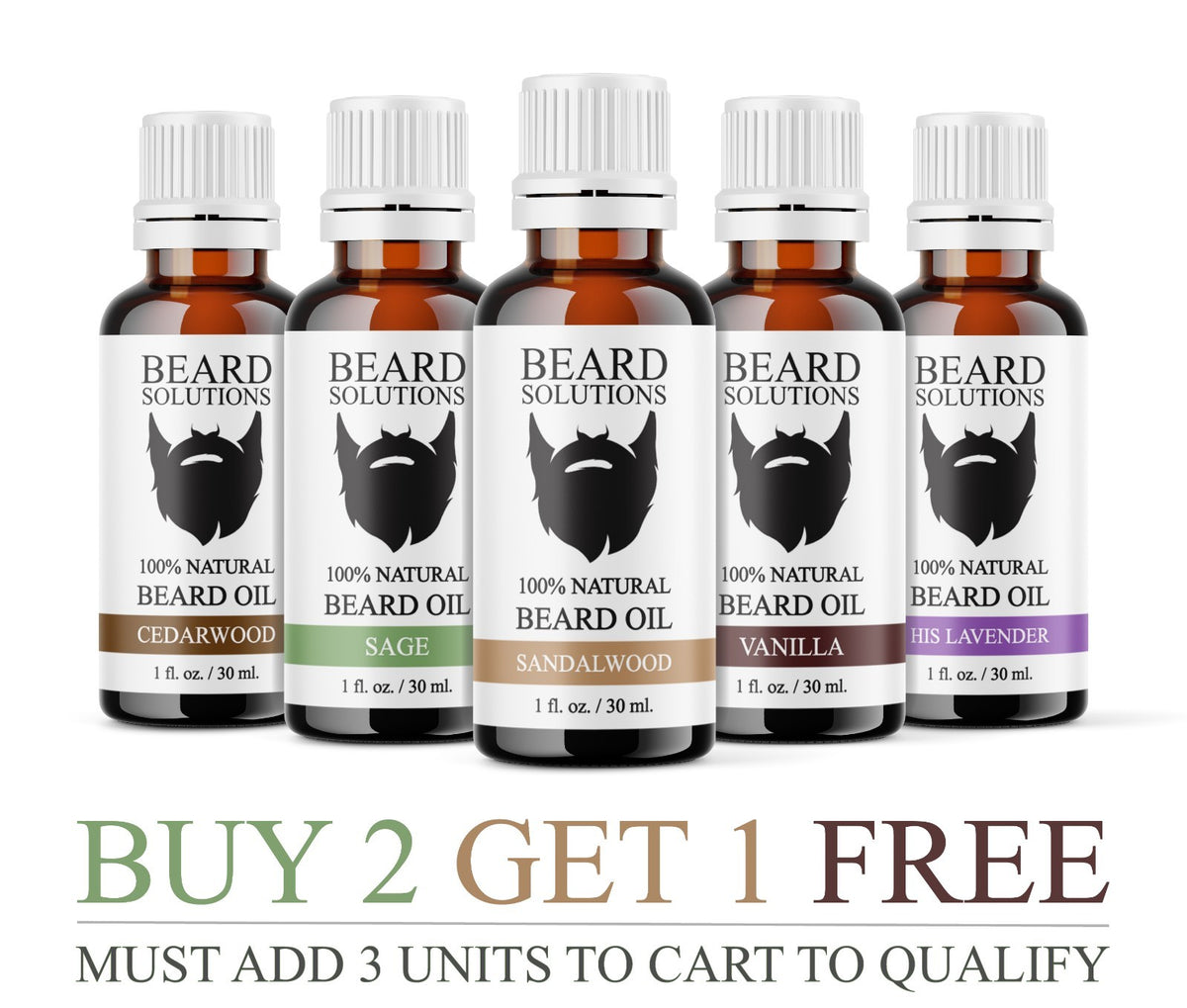 Natural Beard Oil for Men - Nourishing Growth & Softening - 1 oz