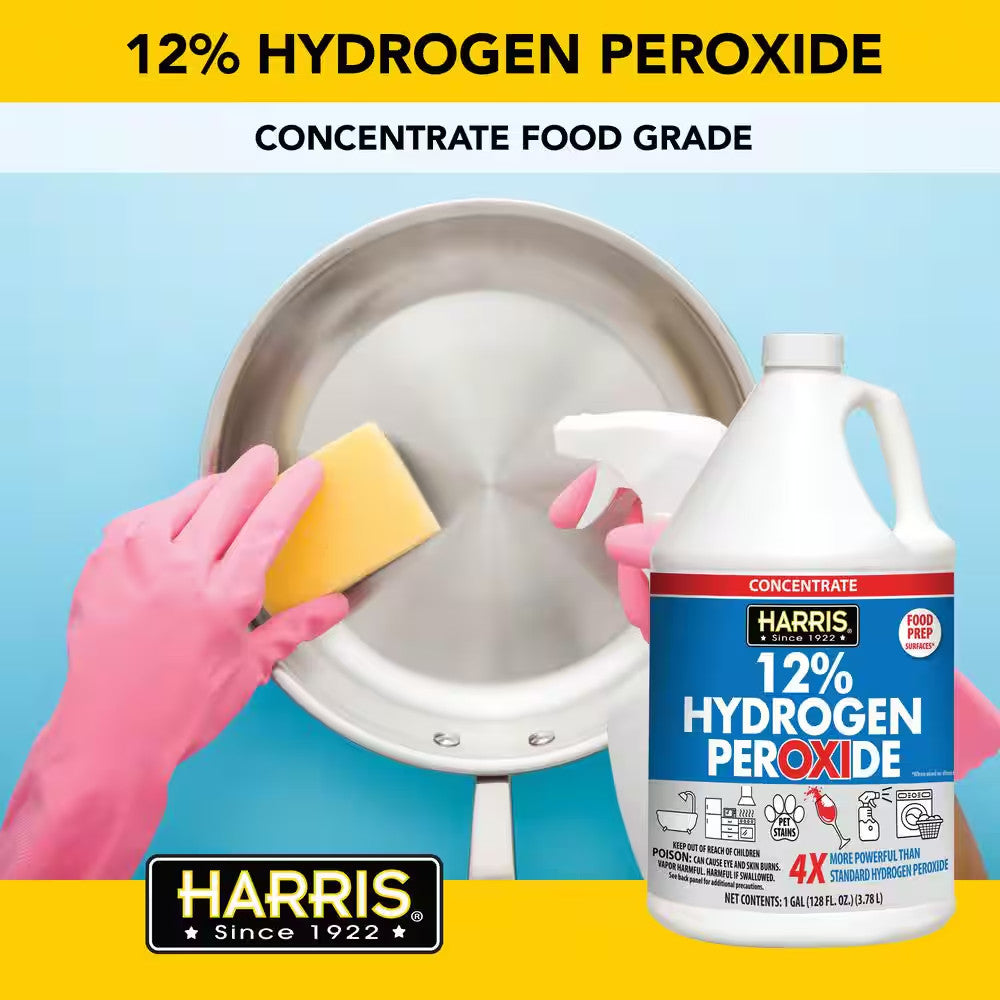 128 Oz Hydrogen Peroxide All Purpose Cleaner - Food Grade Disinfectant