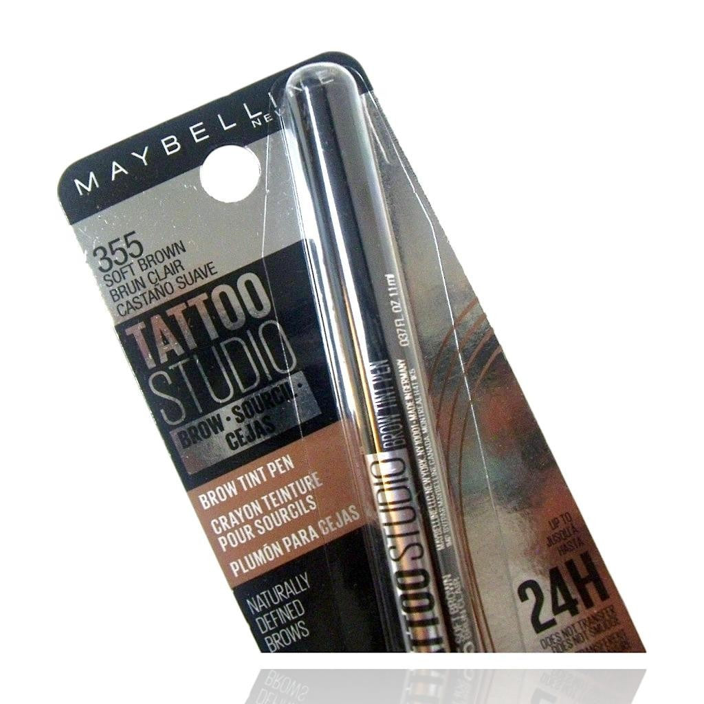 Tattoo Studio Brow Tint Pen Soft Brown 24-Hour Long-Lasting Eyebrow Makeup