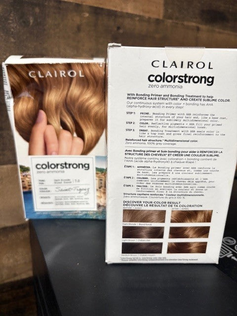 Clairol ColorStrong Zero Ammonia Hair Color 7.0 Dark Blonde - Pack of 2