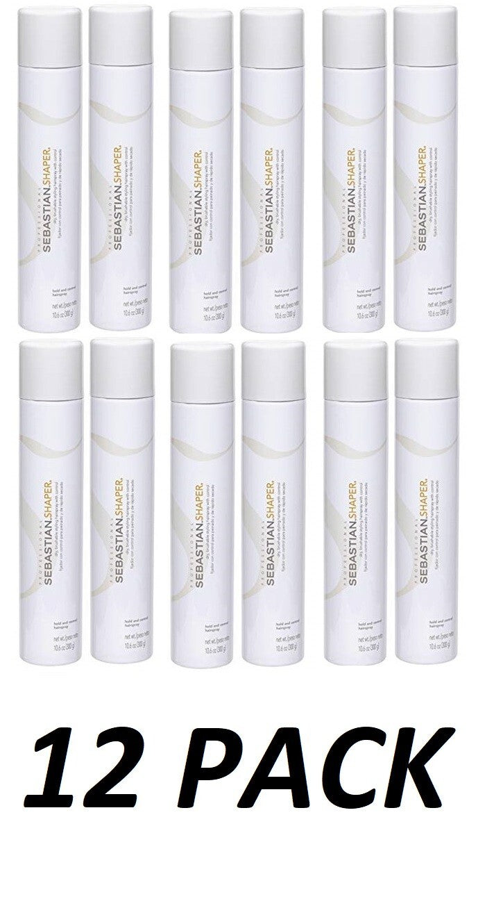 12 Pack Hair Spray Bottles for Styling & Finishing - Classic Shaper Spray 10.6 oz