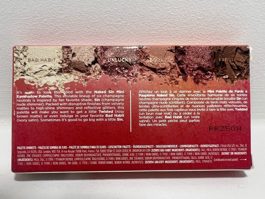 Urban Decay Naked 3 Pink Mini Eyeshadow Palette SIN