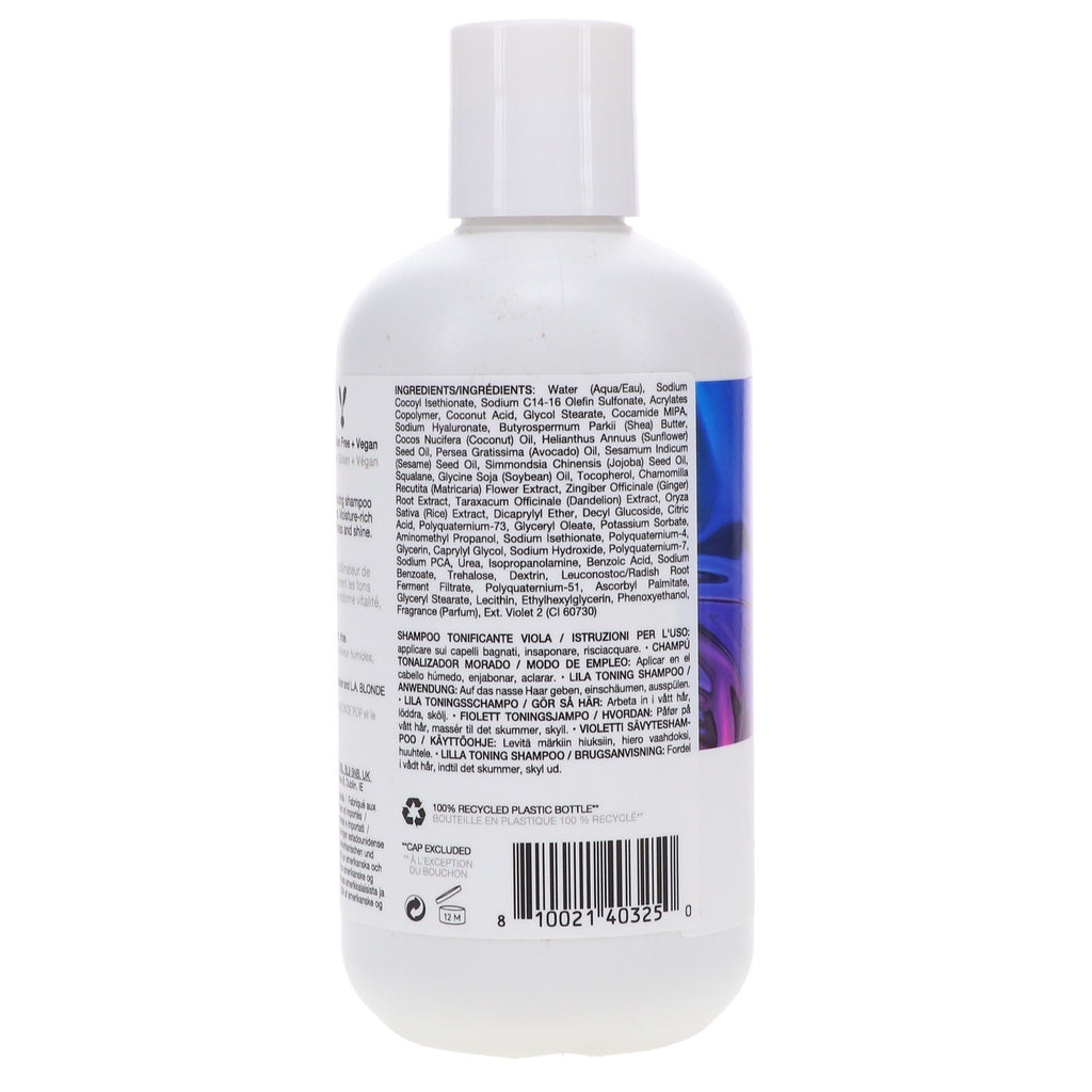 Purple Toning Shampoo for Blonde Hair - 8 oz Salon-Quality Brightening