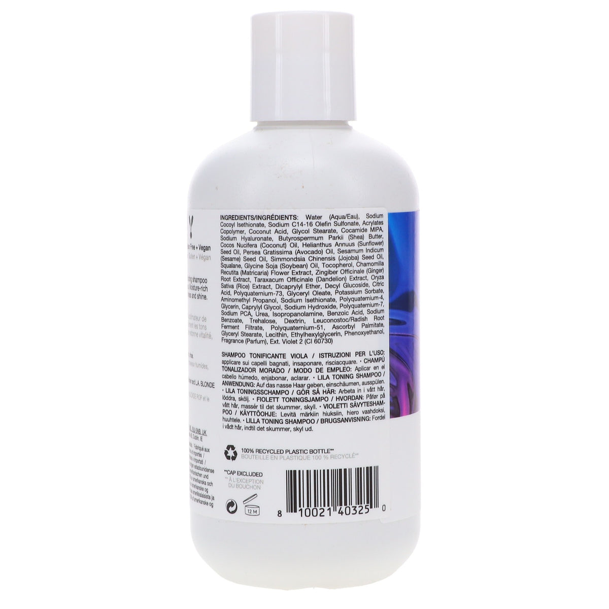 Purple Toning Shampoo for Blonde Hair - 8 oz Salon-Quality Brightening
