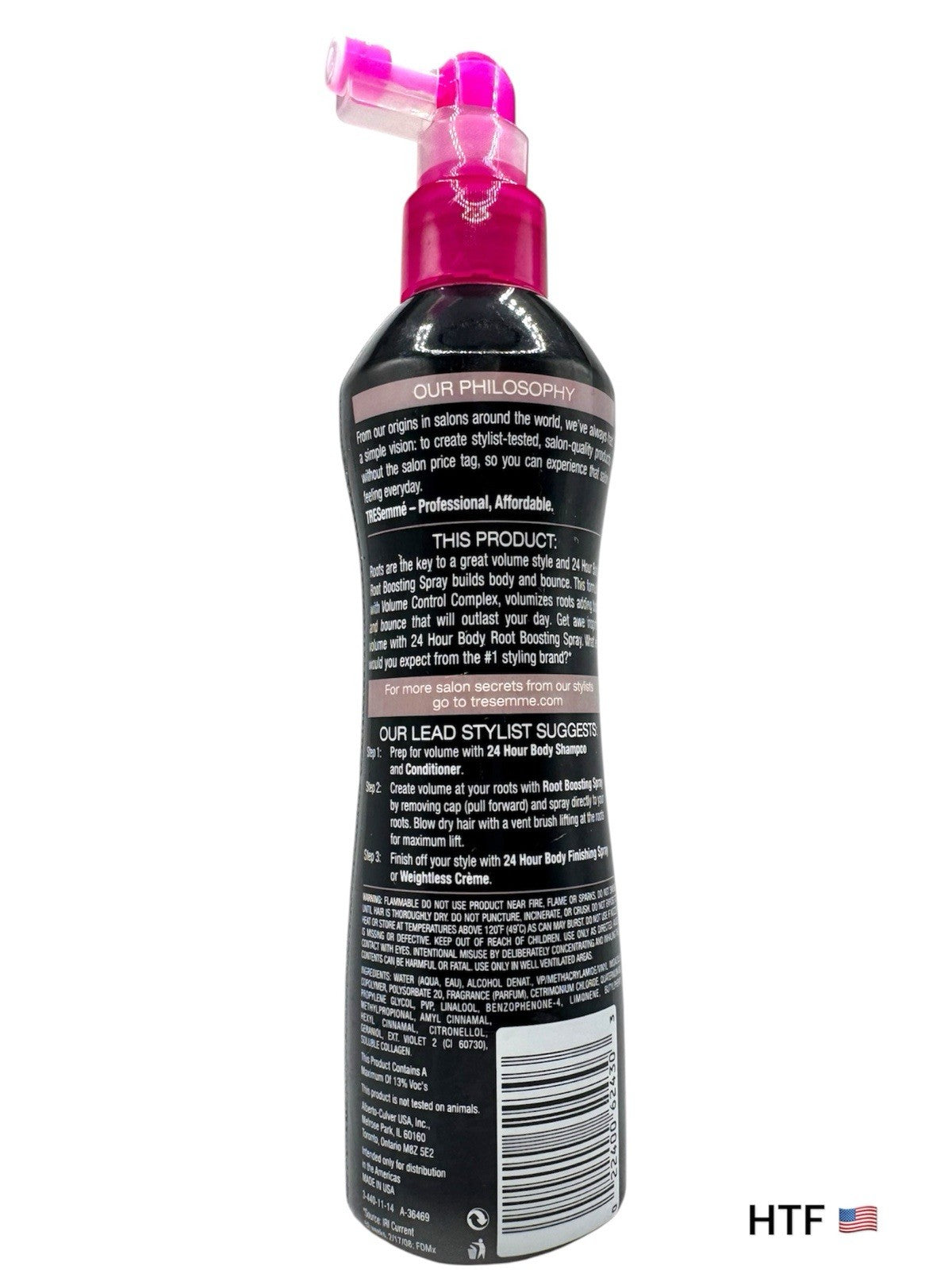 TRESemme 24 Hour Body Root Boosting Hair Spray - Weightless Lift, 8oz