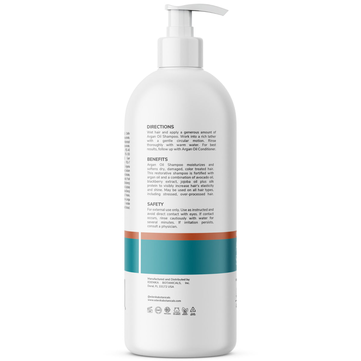 Argan Oil Biotin Shampoo for Damaged Hair 2-Pack - Hydrating & Nourishing