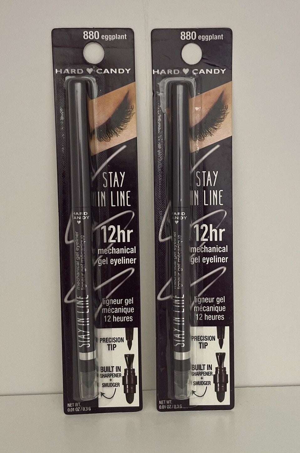 12HR Mechanical Gel Eyeliner - Eggplant Purple, Waterproof & Precise