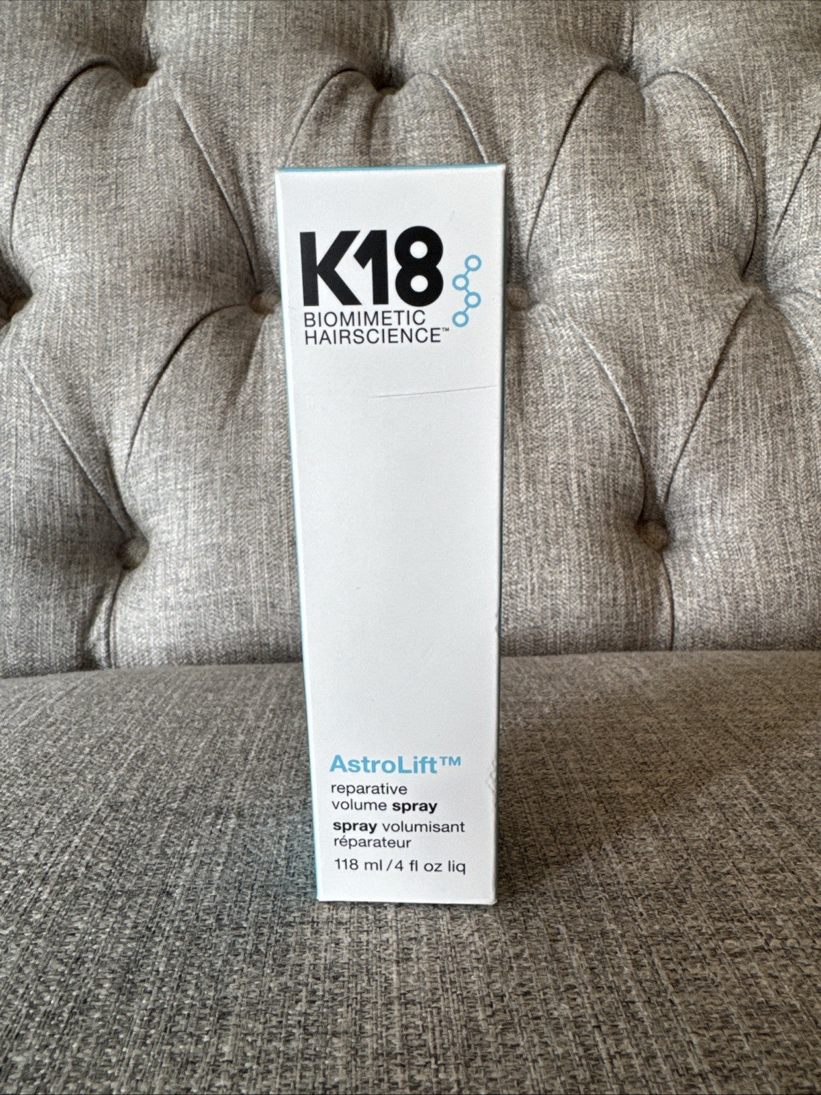 K18 Biomimetic Hair Science Volume Spray - Lightweight Reparative Hair Mist 4oz