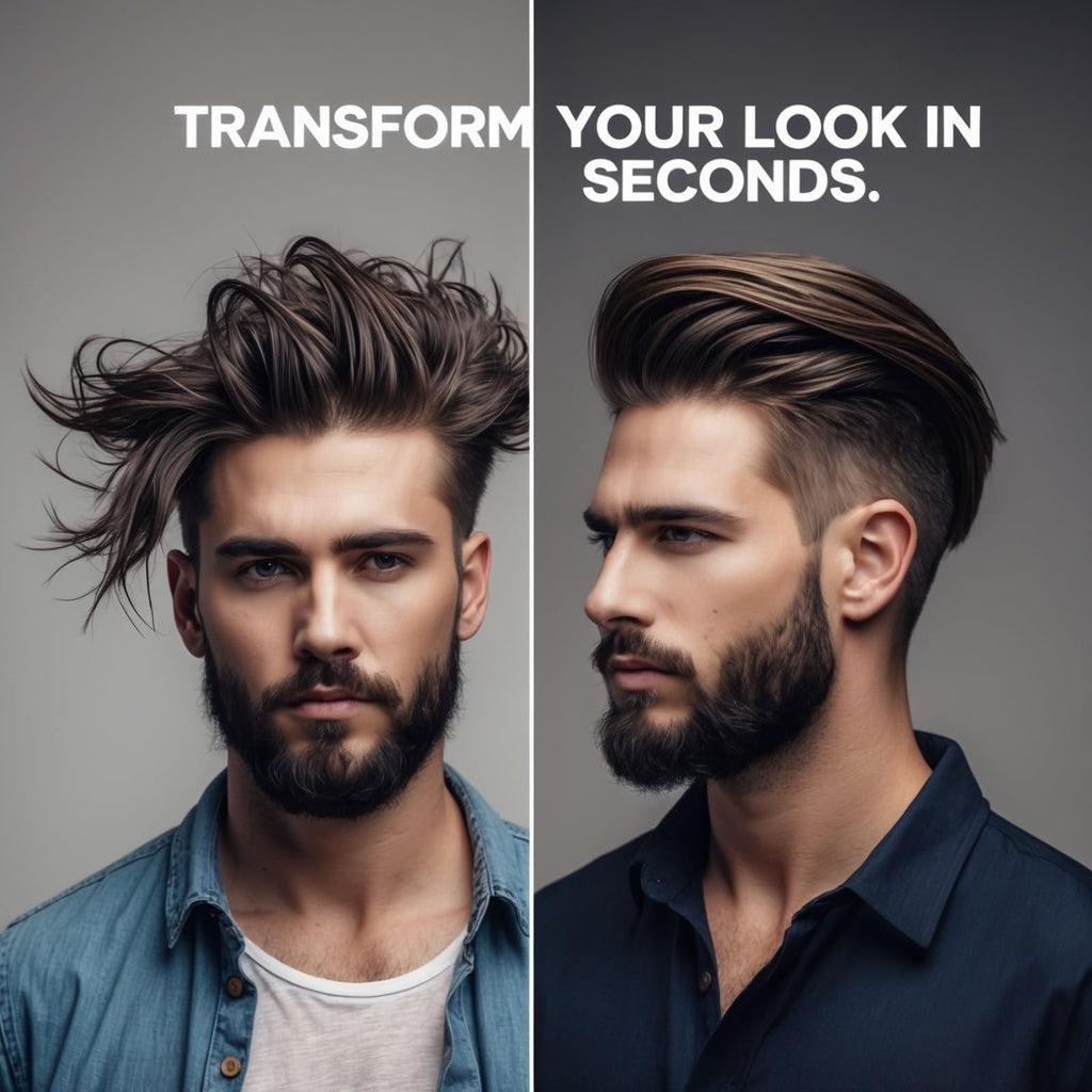 Water-Based High Shine Strong Hold Hair Pomade for Men 4oz
