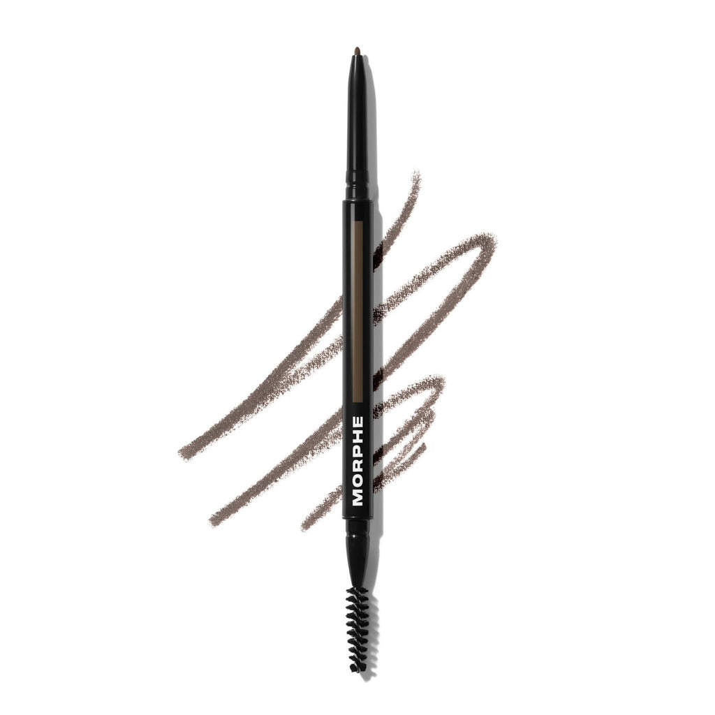 Morphe Micro Dual Eyebrow Pencil - Long-Wear, Precise, Chocolate Mousse