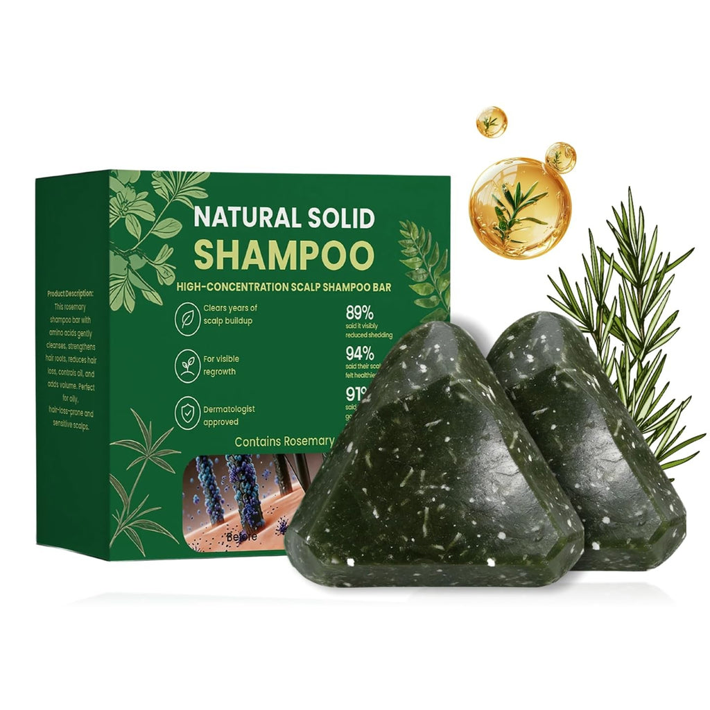 Korean Scalp Revival Bar Rosemary & Amino Acids for Hair Loss & Hydration