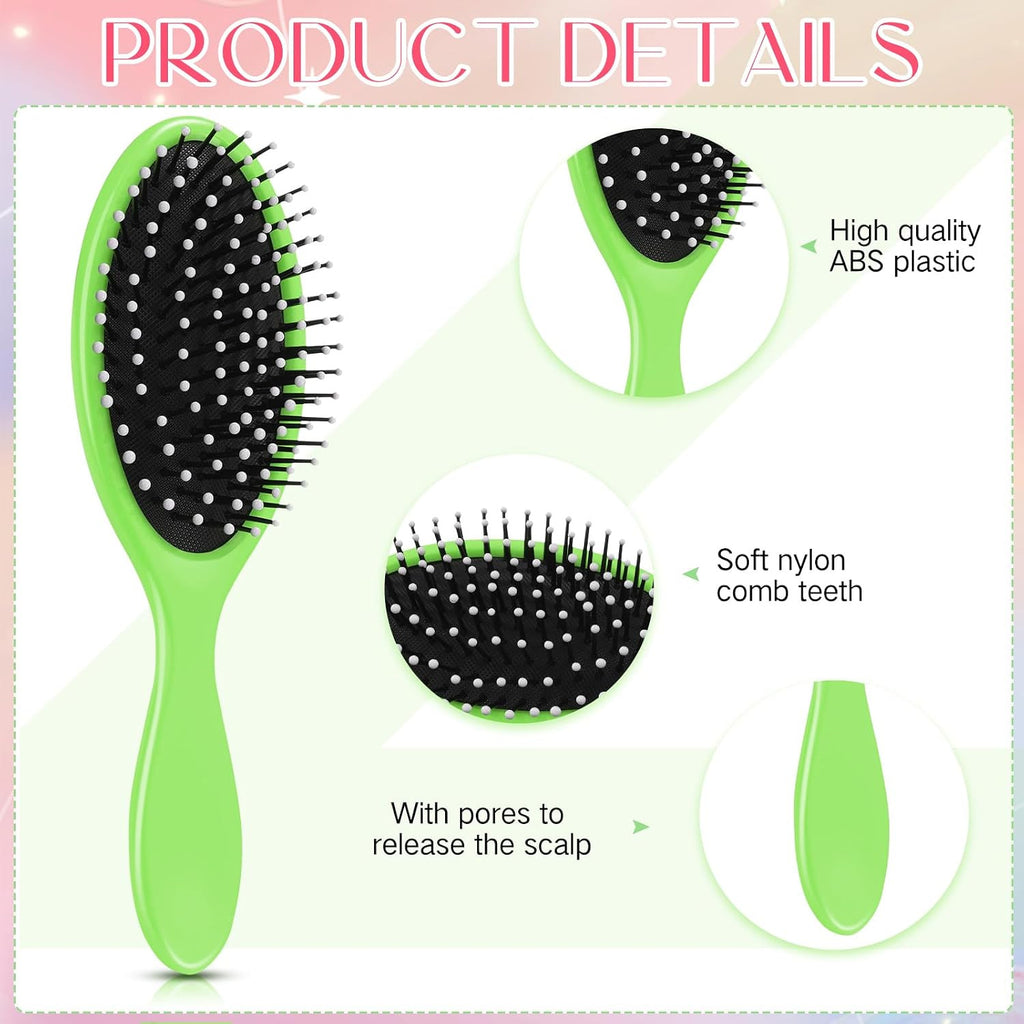 Travel Detangling Hair Brushes Set - 30 Pack for Women, Portable & Comfortable