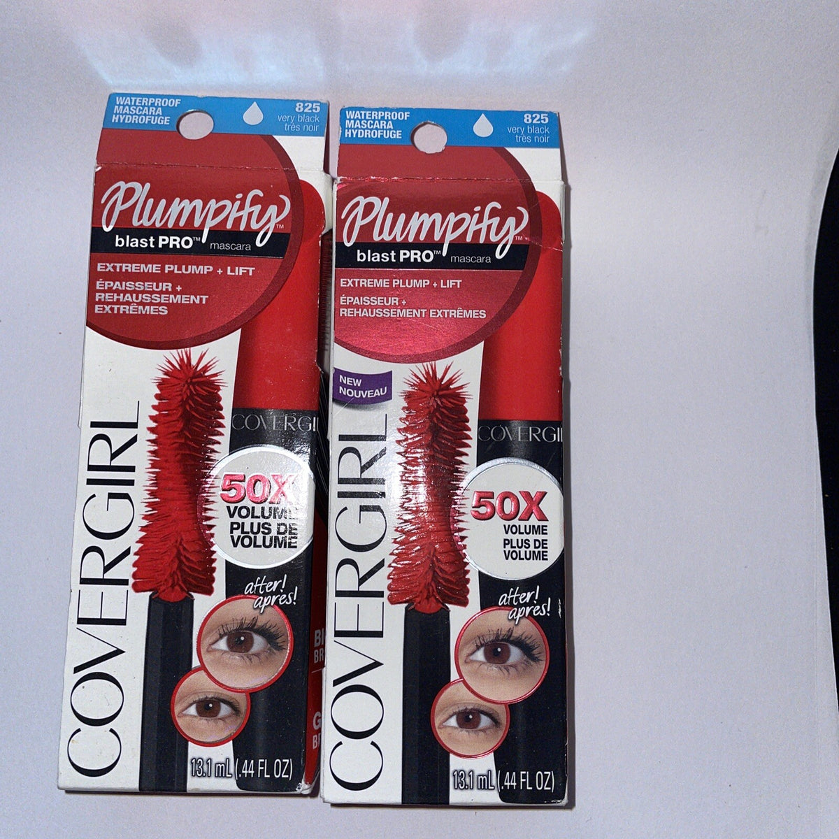 Plumpify Blast Pro Mascara 825 Very Black Waterproof – 2 Pack