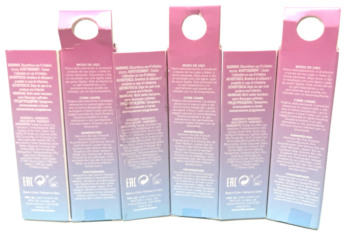 Lottie Bleach Brow Faux Brow Gel Duo — Blonde, 0.27 fl oz Each