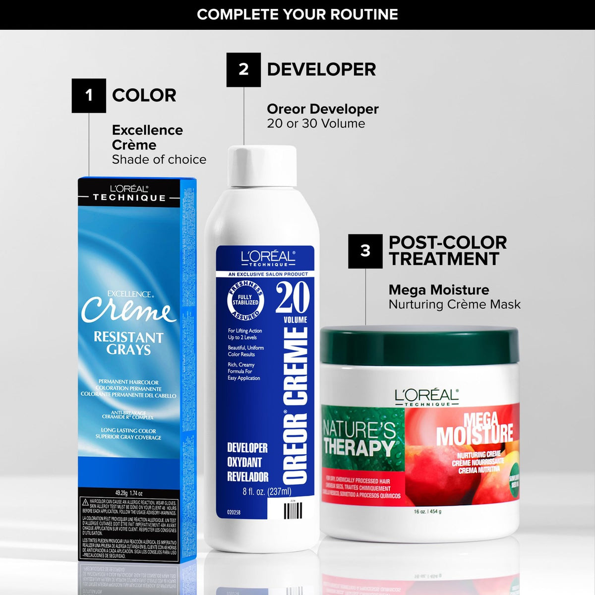 Dark Brown Hair Color Cream for Gray Coverage - Resists Resistance