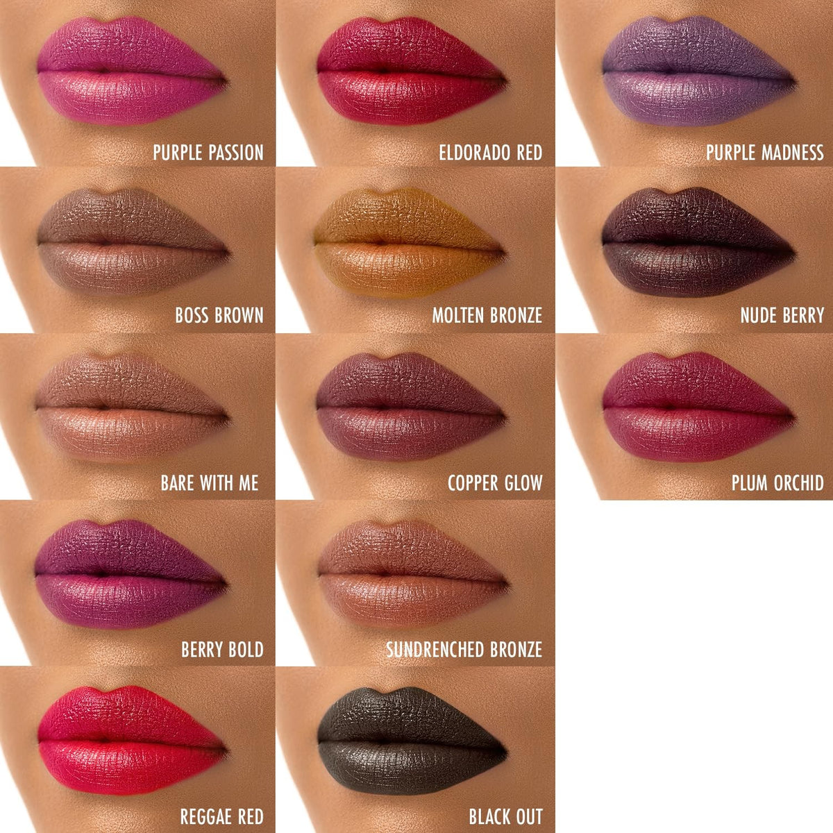 Black Radiance Perfect Tone Lipstick Molten Bronze - Long-Lasting Lip Color