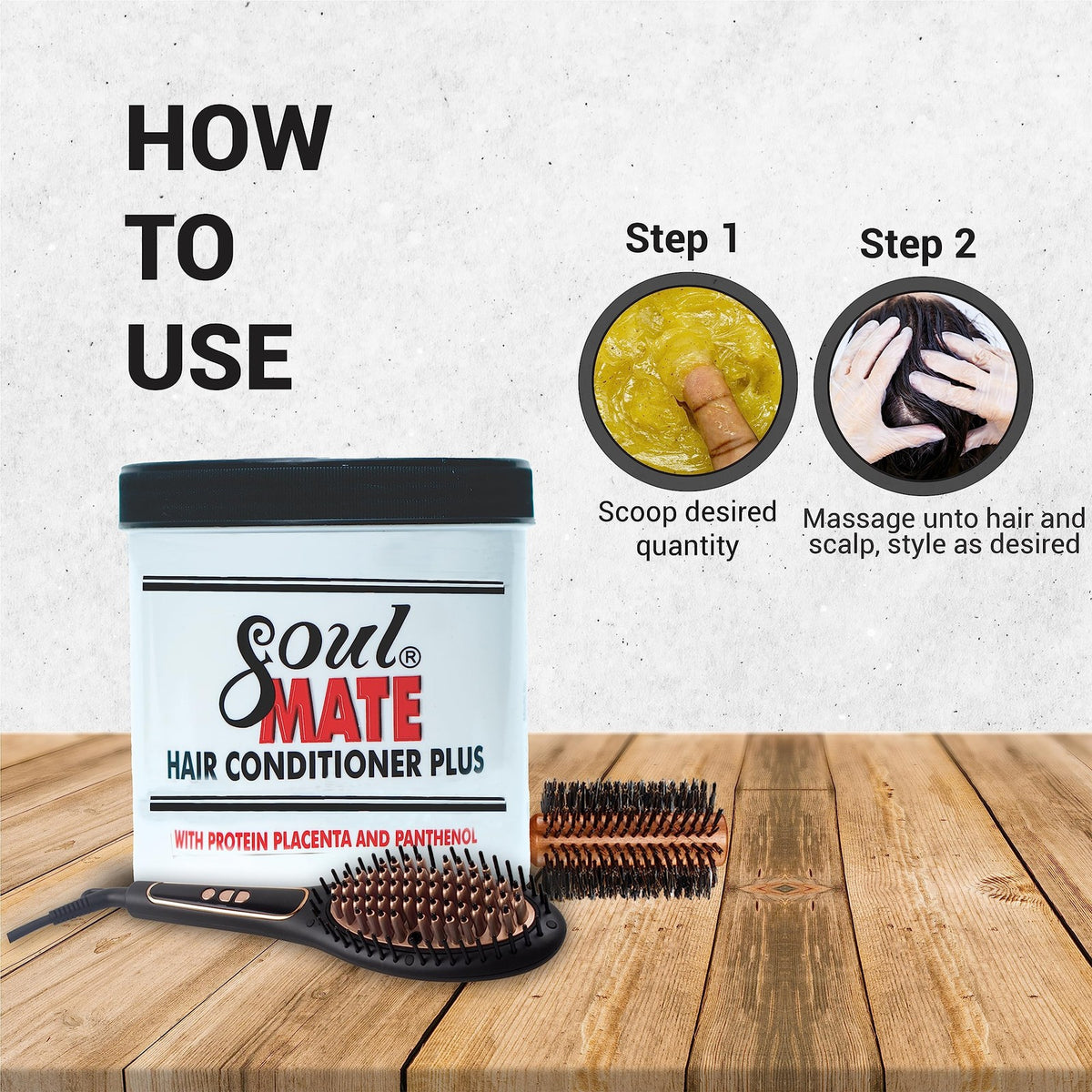 Hair Growth & Dandruff Control Braid Cream with Castor & Coconut Oil