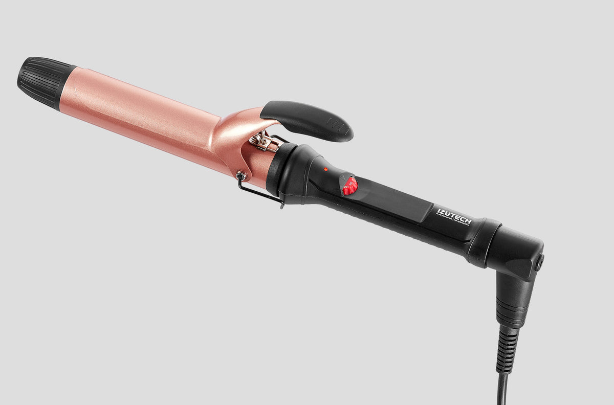 1.5-Inch Curling Iron with Extra Long Tourmaline Ceramic Barrel - Adjustable Heat