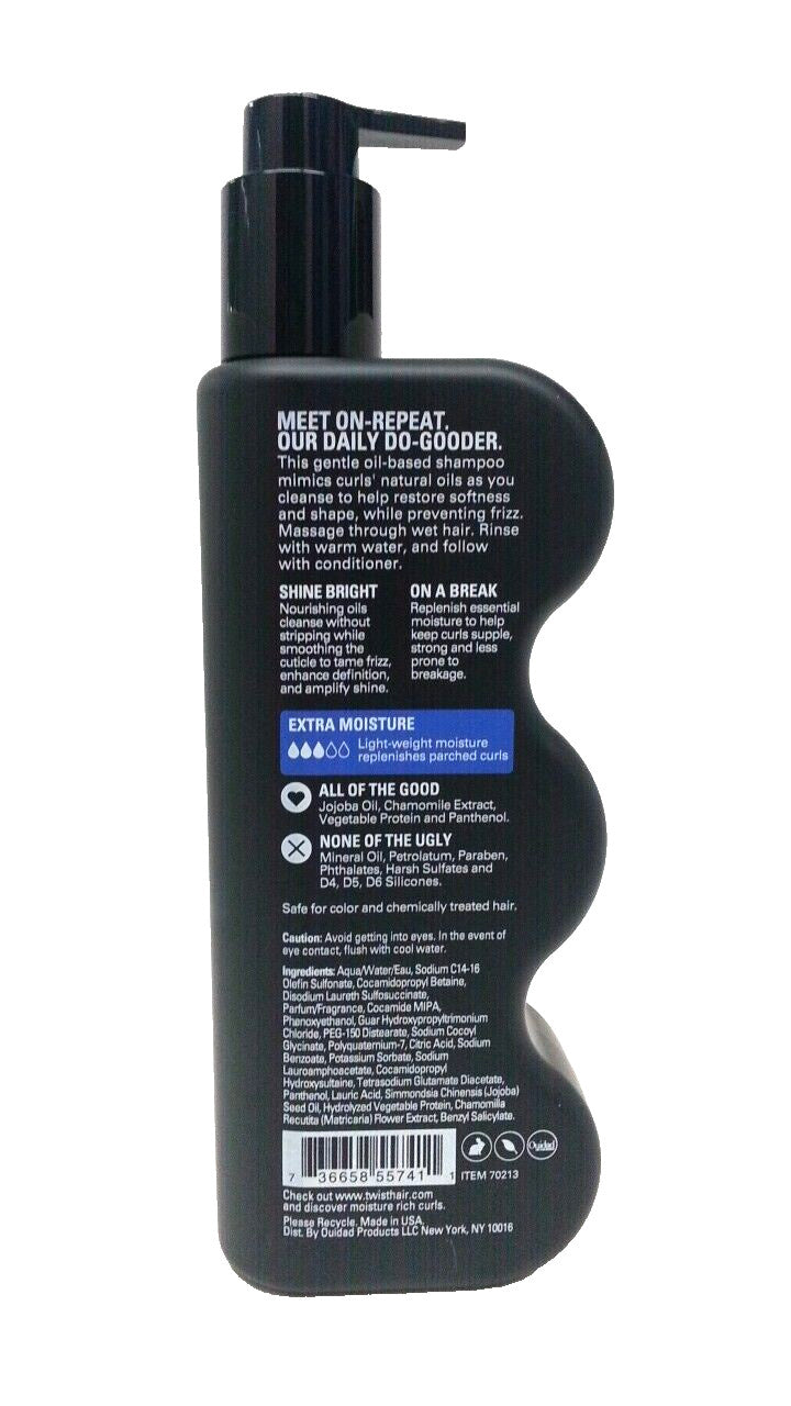 Lot of 3 Oil-Infused Gentle Shampoo 13 oz for Frizz & Shine - Nourishing Hair Care