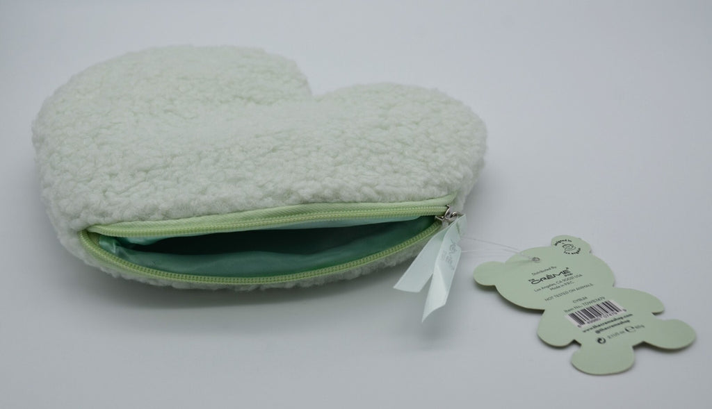 Makeup Bag with Lip Balm Mascara and Eyebrow Pomade - Plush Heart Design