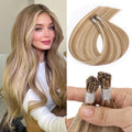 18 Inch Keratin Hair Extension Tips - #8/613 Blonde, 50g