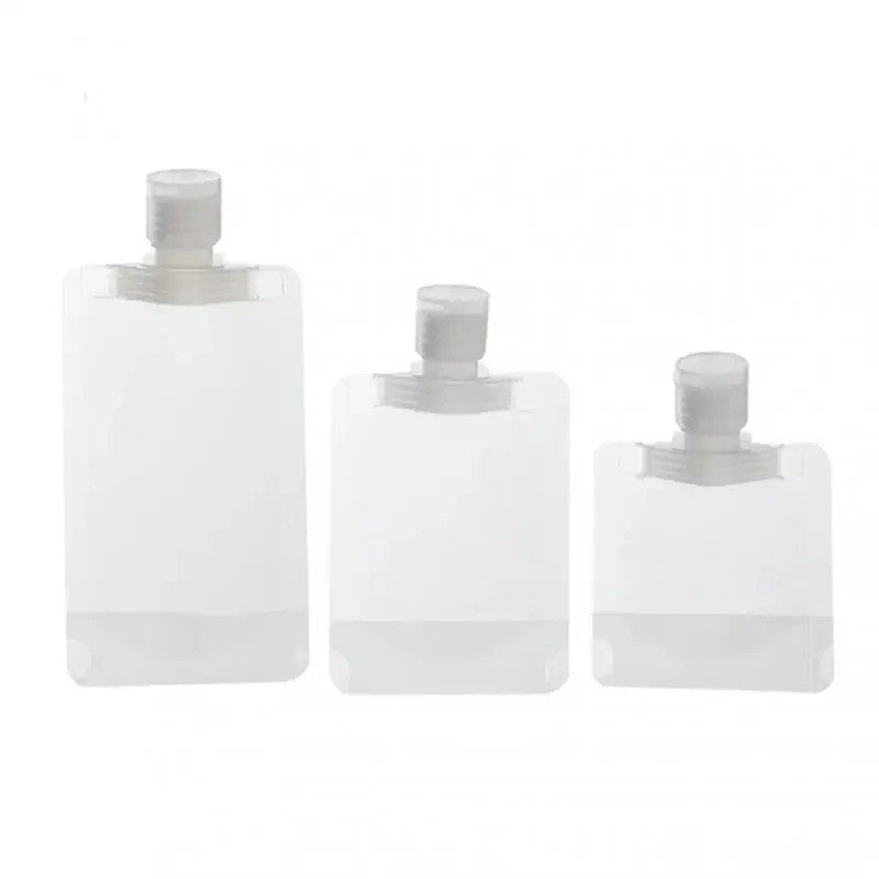 10 Pack Travel Toiletry Pouches TSA Approved Refillable Portable Organizer