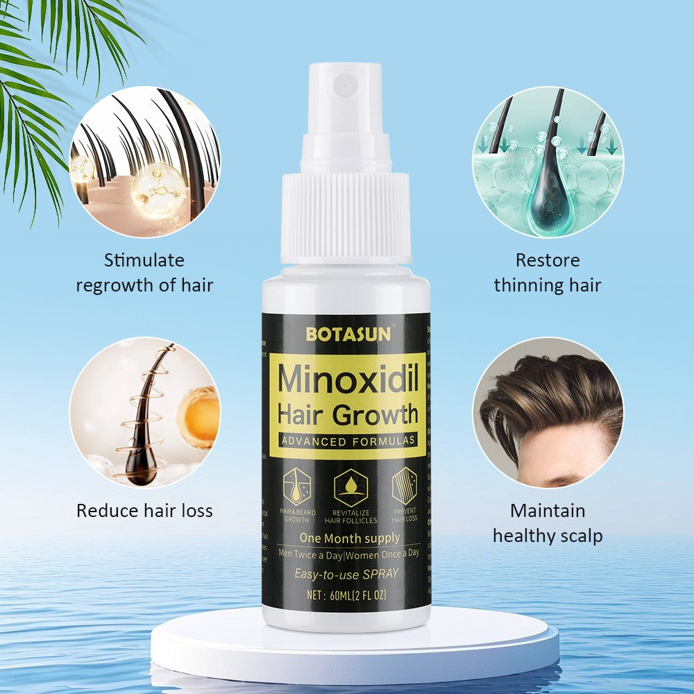 Minoxidil 5% Hair Regrowth Spray for Men - 60ml & Multiple Size Options