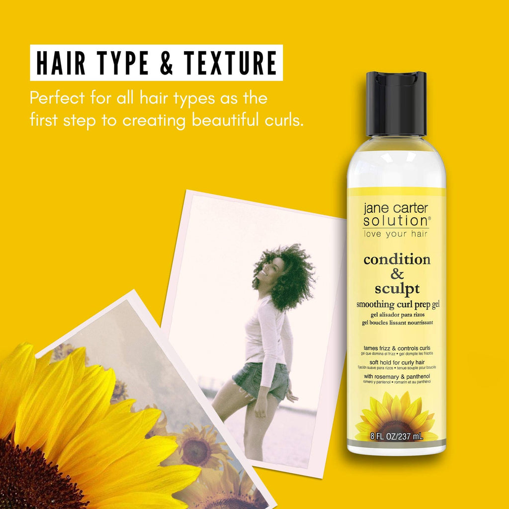 Condition & Sculpting Hair Gel - 8 OZ for All Hair Types, Moisturizing