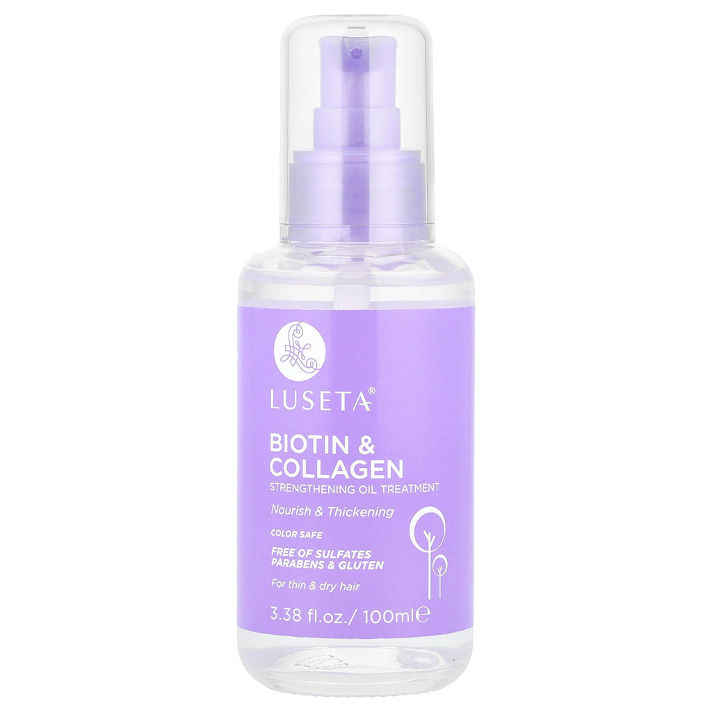 Biotin & Collagen Hair Oil Treatment for Thin & Dry Hair - 3.38 fl oz