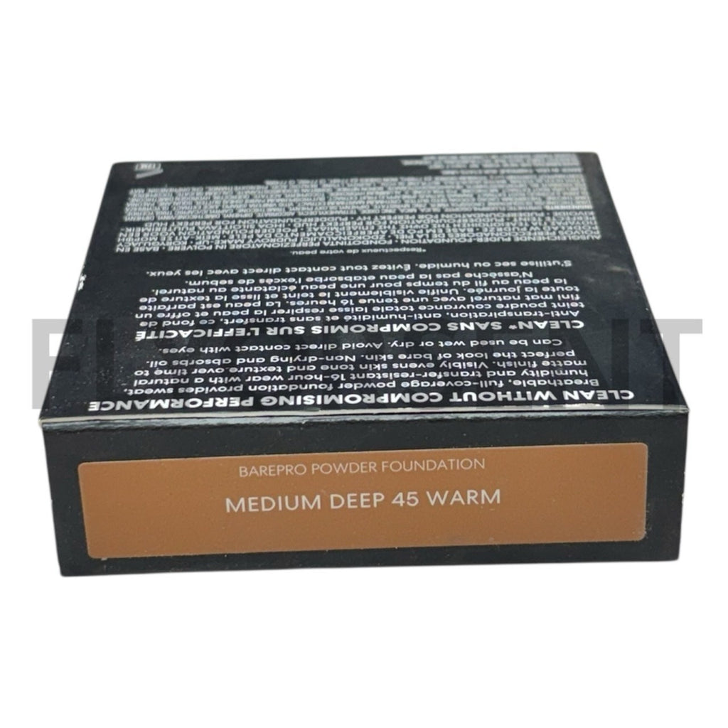 BareMinerals Powder Foundation 16HR Skin-Perfecting Medium Deep 45 Warm