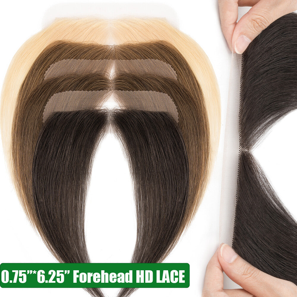 Men's Hair Replacement Toupee - Natural Human Hair Full Skin PU Hair System