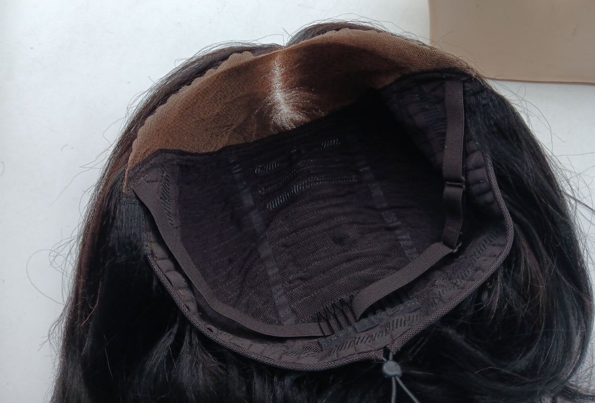 7x5 Glueless HD Lace Human Hair Wig 10 Inch Natural Black
