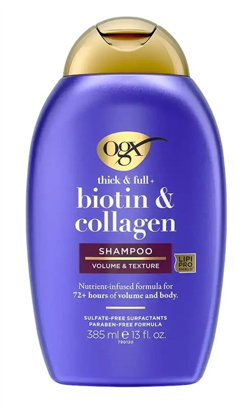 (3 Pack) Biotin & Collagen Shampoo for Thicker Hair - 13oz