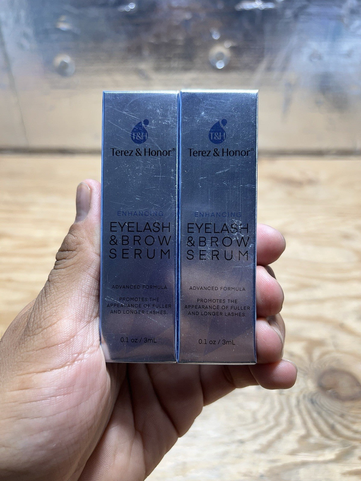 Eyelash and Brow Serum - 0.1 Oz, Lash & Brow Growth Treatment, Sealed