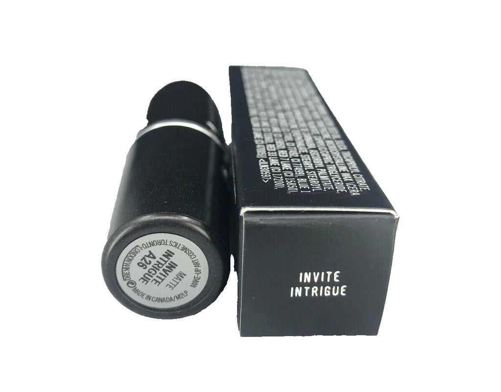 MAC Matte Lipstick Invite Intrigue 0.1 oz / 3 g NIB