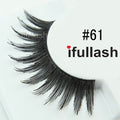 3D 100% Human Hair False Eyelashes - 6 Pairs, 12 Pairs - Ifullash