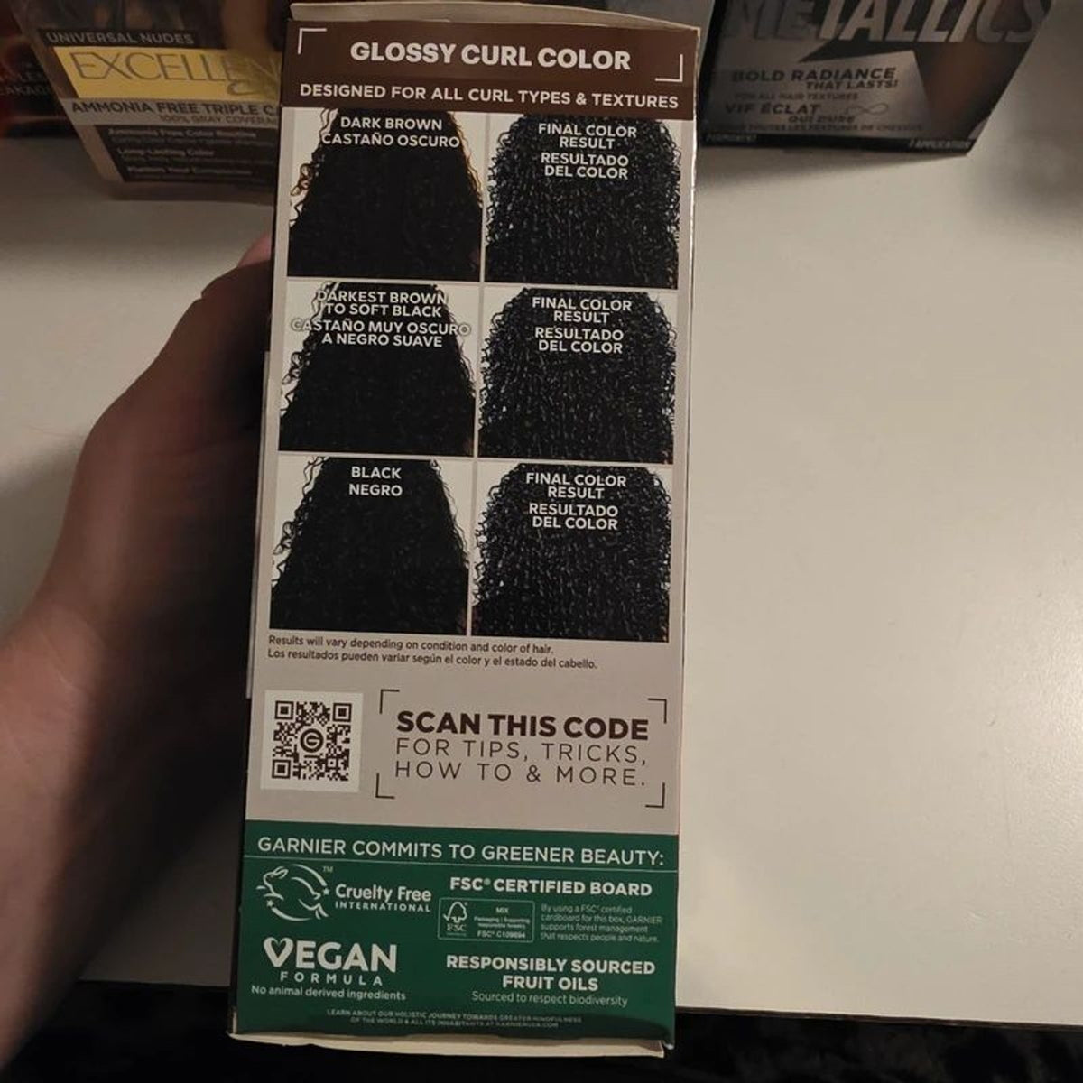 Garnier Hair Color Midnight Cocoa CR2 - Pack of 2